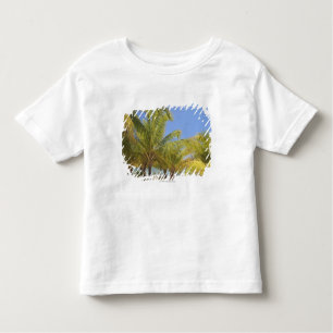 Palm Trees op een Honduras White Sand Beach Kinder Shirts