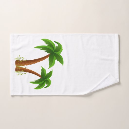 Palm Trees Originele Badhanddoek Set Bad Handdoek (Handdoek)