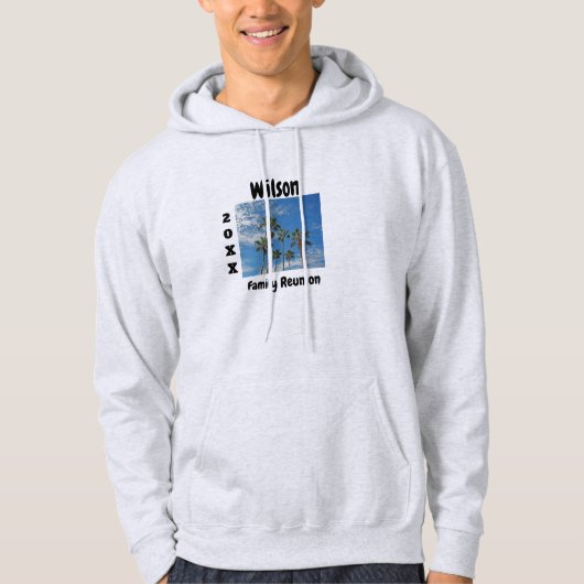 Palm Trees Paradise Family Reunion Keepomwille Hoodie (Voorkant)