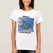 Palm Trees Paradise Family Reunion Keepomwille T-shirt (Voorkant)