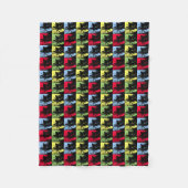 Palm Trees Pattern Fleece Deken (Voorkant)