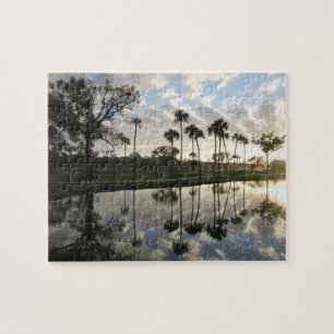Palm Trees Reflection Puzzle Legpuzzel
