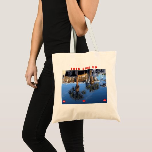 Palm Trees Reflection Tote Bag (Voorkant (product))