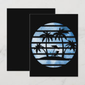 PALM TREES SAVE THE DATE (Voorkant / Achterkant)