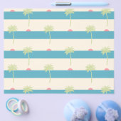palm trees scrapbooking paper flyer (Enkel)