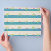 palm trees scrapbooking paper flyer (Hand)