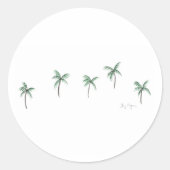 Palm Trees Sticker (Voorkant)