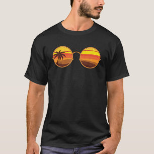 Palm Trees Summer Vibes Beach Sunbripical T-shirt