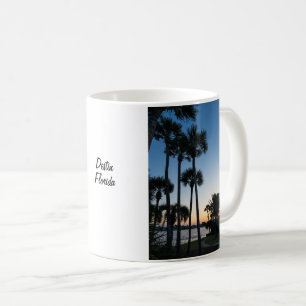 Palm Trees Sunrise Destin Florida Coffee Mok