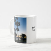 Palm Trees Sunrise Destin Floride Café Mug (Devant gauche)