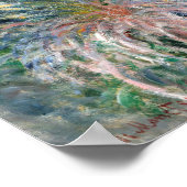 Palm Trees te Bordighera (1884) door Claude Monet Poster (Hoek)