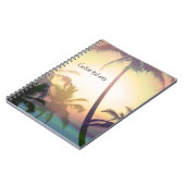 Palm Trees Tropical Heat Beach carnet journal (Côté gauche)