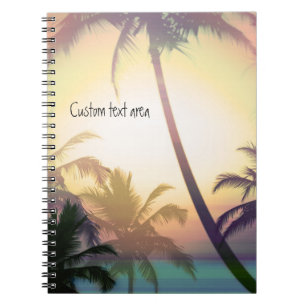 Palm Trees Tropical Heat Beach carnet journal