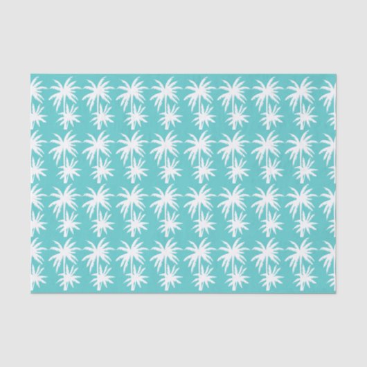 PALM TREES-zijde Tissuepapier (Voorkant)