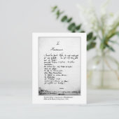 PALM VAN DE HAND BRIEFKAART (Staand voorkant)