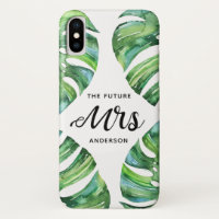 Palm verlaat de toekomst Mrs. Bride met de hand ge