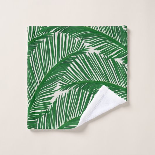 Palm vert moderne (Gant de toilette)