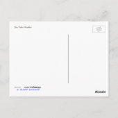 Palm Warbler Briefkaart (Achterkant)