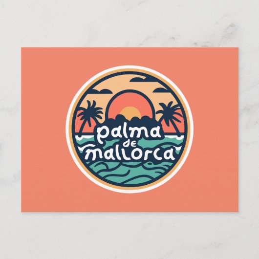 Palma de Mallorca Briefkaart (Voorkant)