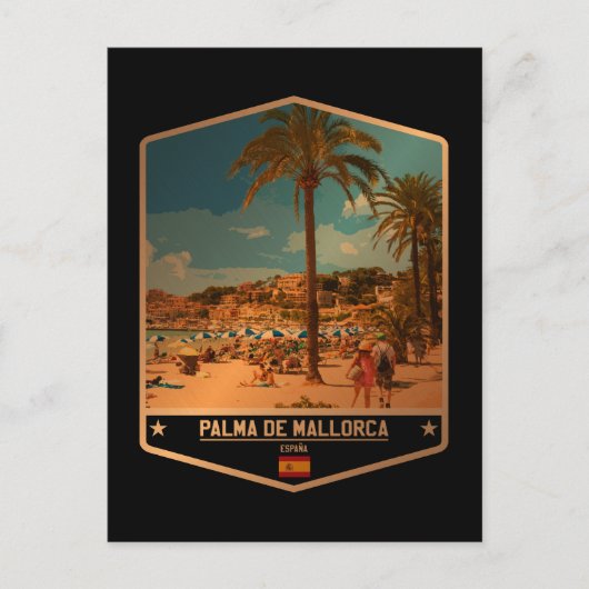 Palma de Mallorca Briefkaart (Voorkant)