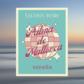 Palma de Mallorca España retro  Briefkaart