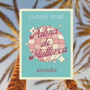 Palma de Mallorca España retro Briefkaart