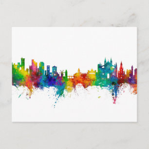 Palma de Mallorca Spain Skyline Briefkaart