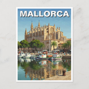 Palma de Mallorca Spanje Reizen Briefkaart