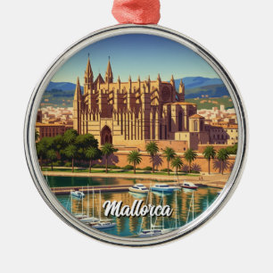 Palma de Mallorca Spanje Reizen Metalen Ornament