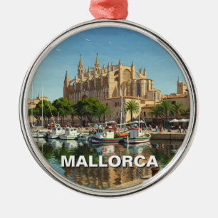 Palma de Mallorca Spanje Reizen Metalen Ornament