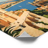 Palma de Mallorca Spanje Reizen Poster (Hoek)