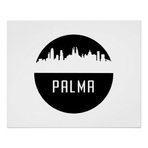 Palma Spaanse steden Perfect Poster