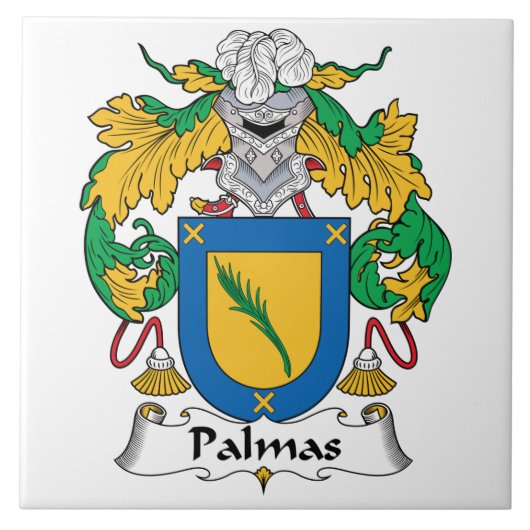 Palmas Family Crest Tegeltje (Voorkant)