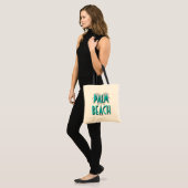 Palmbedekking canvas tas | Kunstdeco-stijl (Voorkant (model))