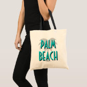 Palmbedekking canvas tas | Kunstdeco-stijl (Voorkant (product))