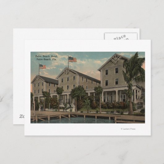 Palmbedekking, FL — Uitzicht buitenzijde palmbedek Briefkaart (Voorkant / Achterkant)