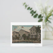 Palmbedekking, FL — Uitzicht buitenzijde palmbedek Briefkaart (Staand voorkant)