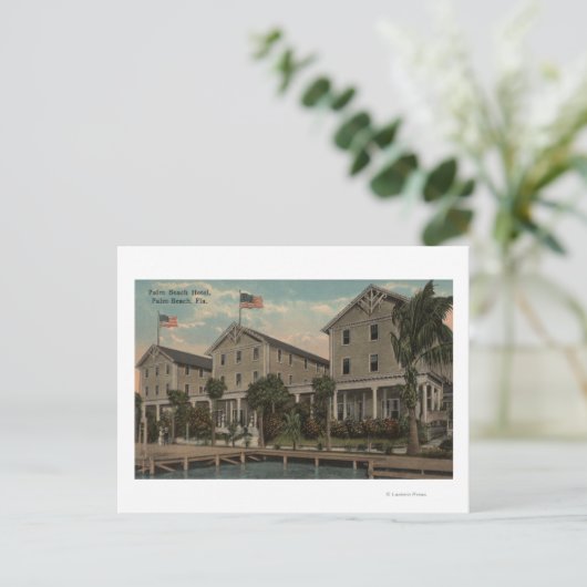 Palmbedekking, FL — Uitzicht buitenzijde palmbedek Briefkaart (Staand voorkant)