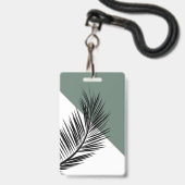 Palmblad Badge (Achterkant met lanyard)