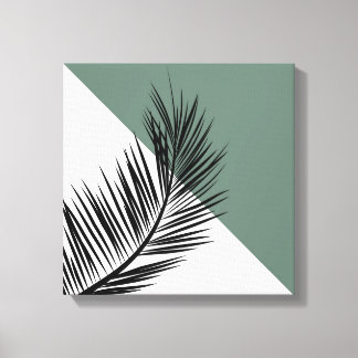 Palmblad Canvas Afdruk