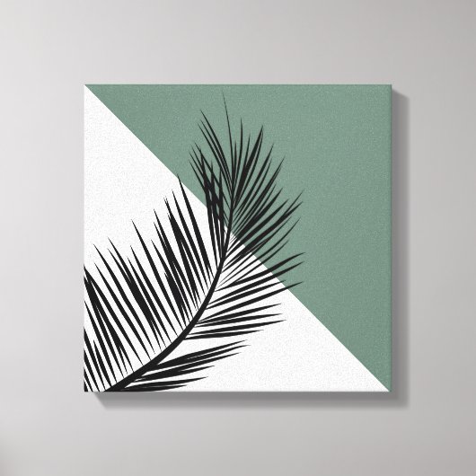 Palmblad Canvas Afdruk (Voorkant)
