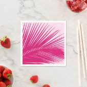 Palmblad - magenta roze servetten (Insitu)