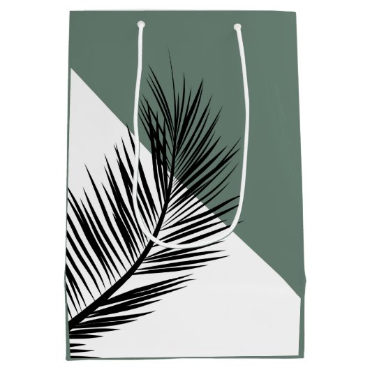 Palmblad Medium Cadeauzakje (Achterkant)