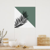 Palmblad Poster (Keuken)