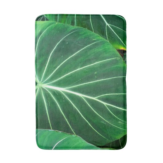 Palmblad, tropisch gebladerte, oerwoud regenwoud badmat (Voorkant Verticaal)