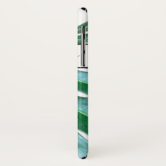 Palmblad, tropisch gebladerte, oerwoud regenwoud Case-Mate iPhone case (Achterkant/links)