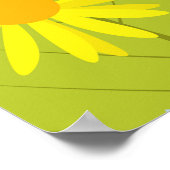 Palmbladeren en -bloemen poster (Hoek)