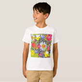 Palmbladeren en -bloemen t-shirt (Voorkant volledig)