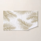 Palmbladeren - Goudkali-vibes #3 Bad Handdoek (Handdoek)