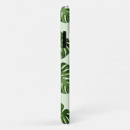 Palmbladeren, groene bladeren, tropisch patroon Case-Mate iPhone case (Achterkant/rechts)